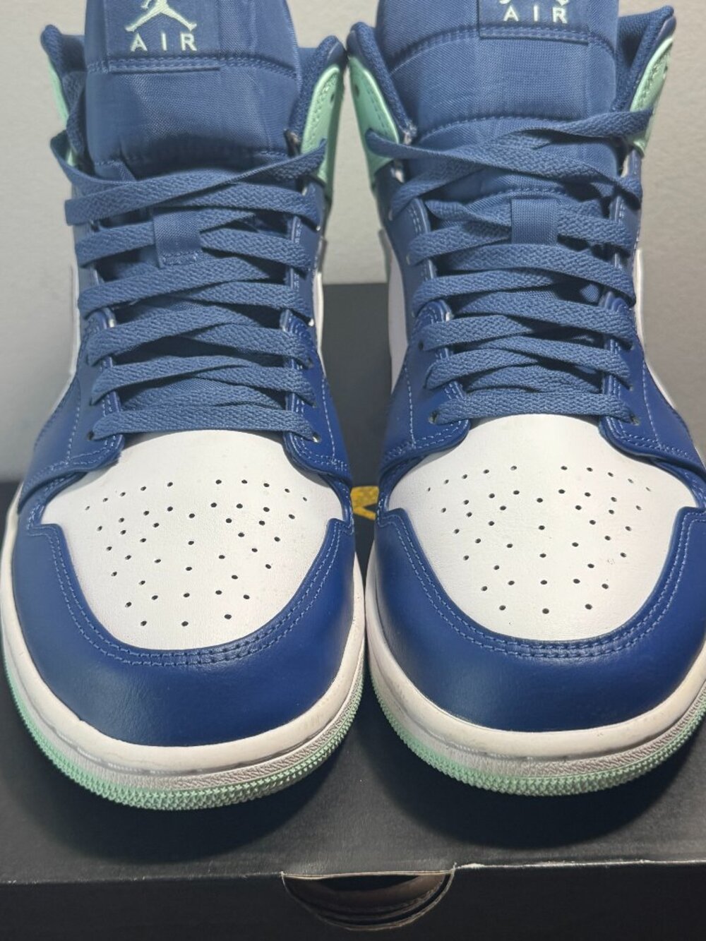 Jordan 1 Mid - Mystic Navy/Mint Foam